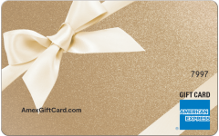 American Express Gold Ribbon Gift Card