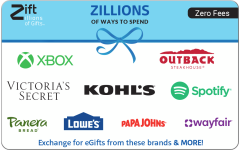 Zillions eGift Card