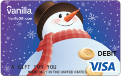 Vanilla Visa Magical Snowman Gift Card